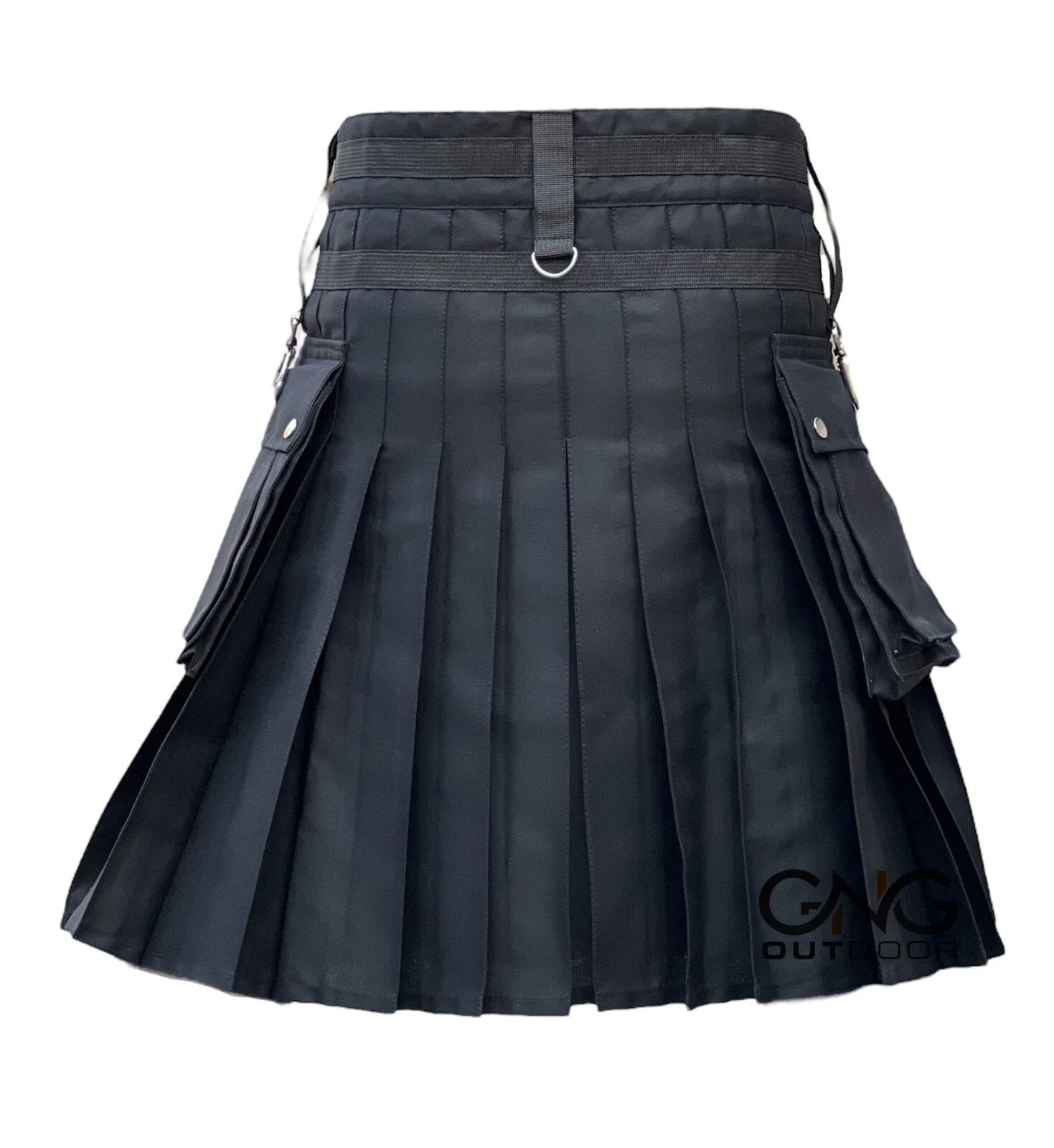 Men's Scottish Pink and Black Fashion Utility kilt Modern Kilt Size 28-62