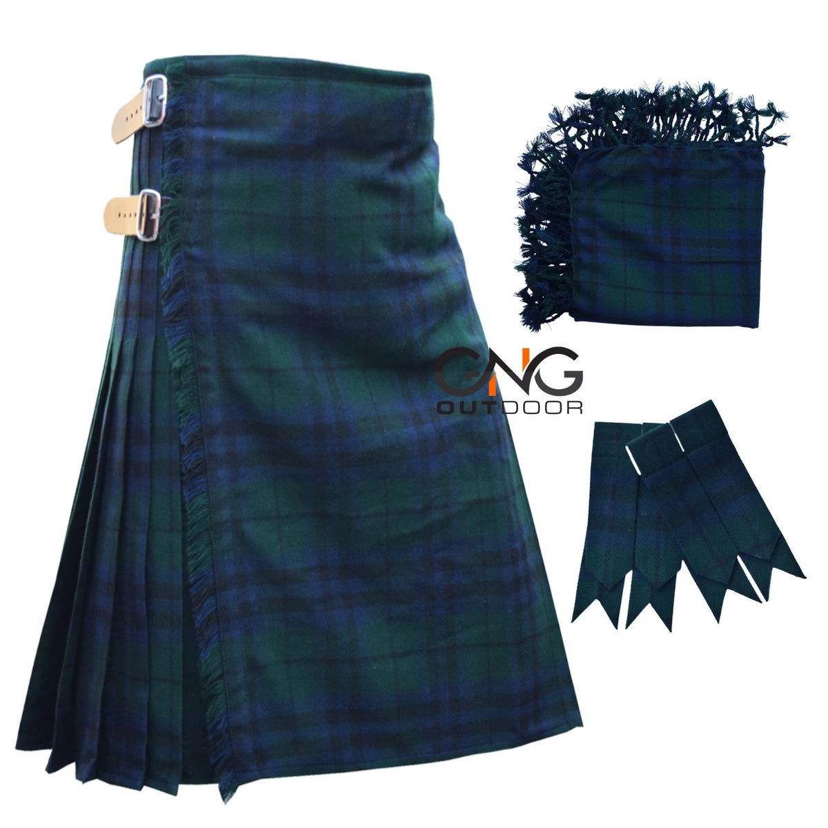 Men's Traditional Scottish 8-Yard Kilt Keith Tartan Highland Wedding Outfit