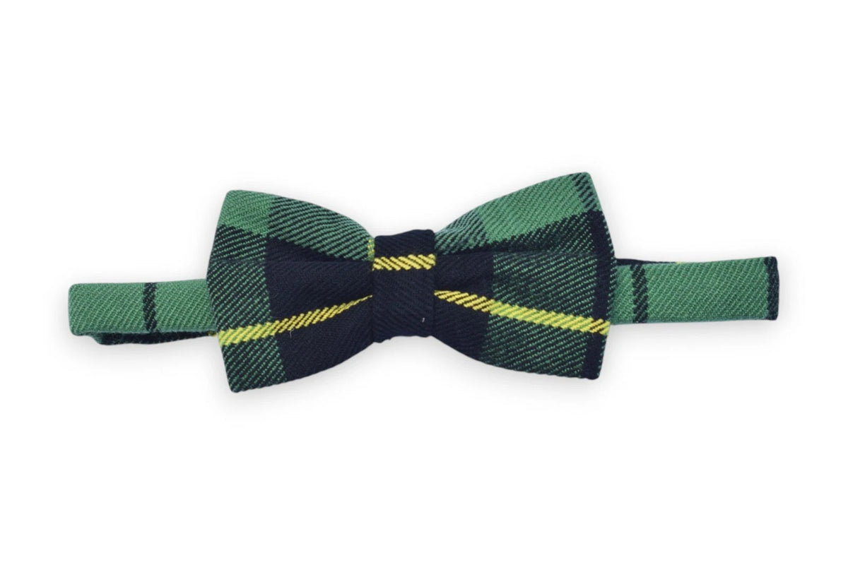 Men's Scottish Wallace Hunting Ancient Tartan Bow Tie Formal Tie For Wedding