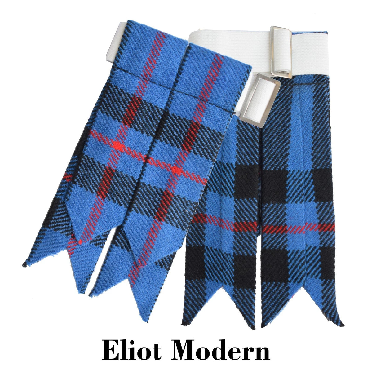 Men's Scottish Eliot Modern Tartan Kilt Flashes