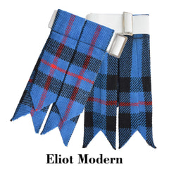 Men's Scottish Eliot Modern Tartan Kilt Flashes