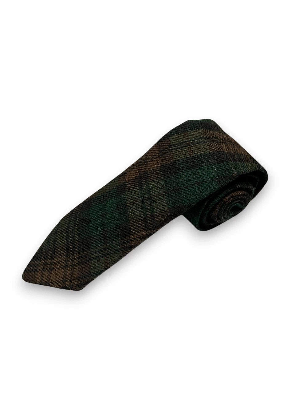 Men's Scottish Brown Watch Tartan Tie Formal Tie For Wedding