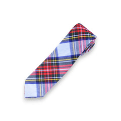 Scottish Men's Dress Stewart Tartan tie Formal Tie For Wedding