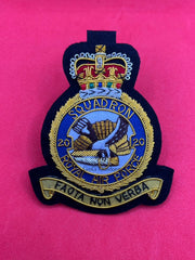 Customise RAF Blazer Badge Hand Embroidered Bullion And Wore Blazer Badges