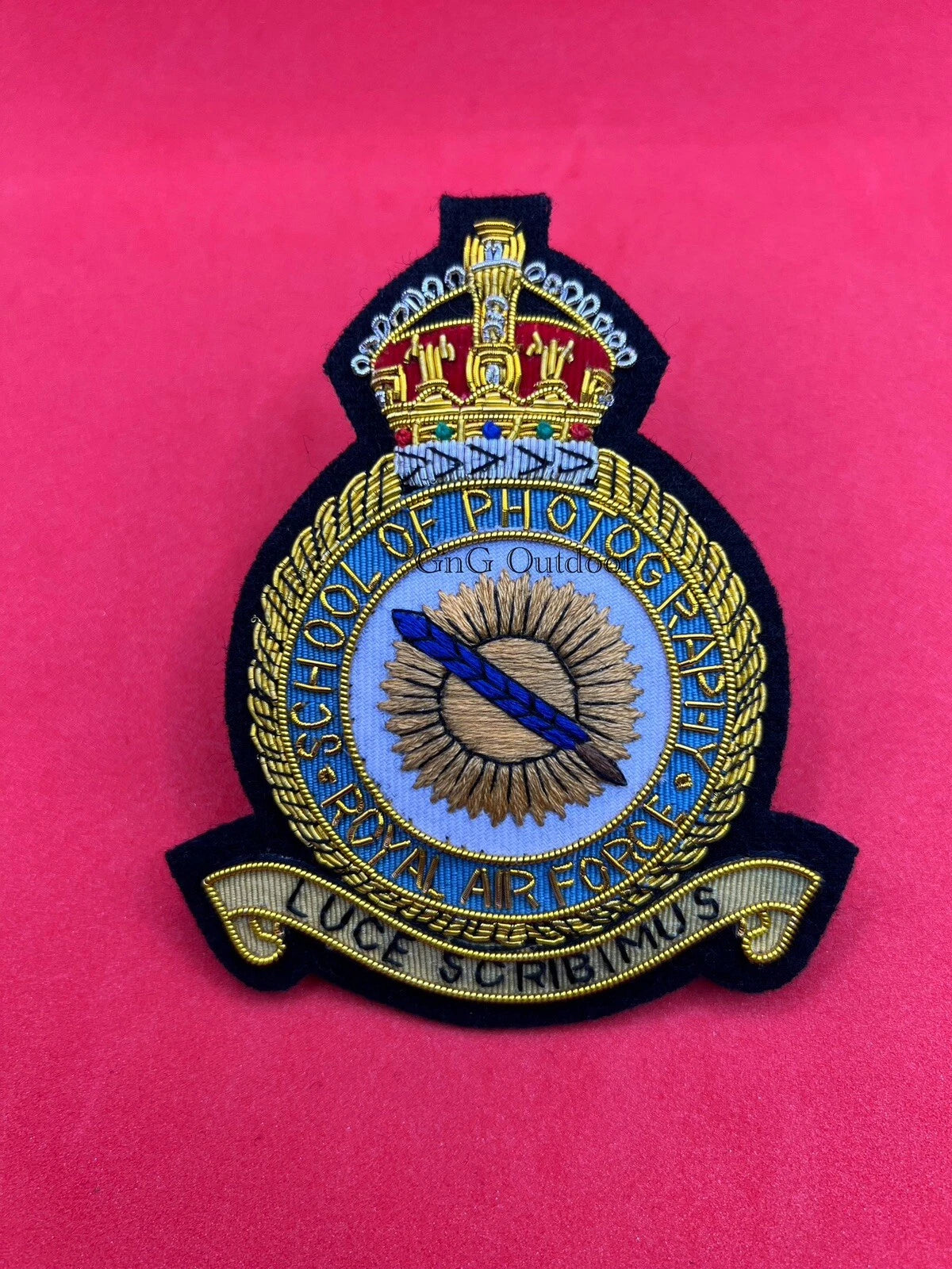 Customise RAF Blazer Badge Hand Embroidered Bullion And Wore Blazer Badges