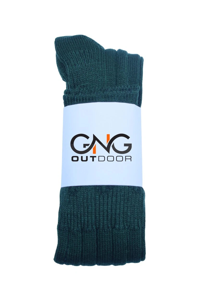 Men's Scottish green Kilt Socks - Highland Kilt Hose