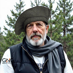 Men's Tweed Scot Bonnet Tam Hat Traditional Kilt Beret Hat Available in 4 Colors