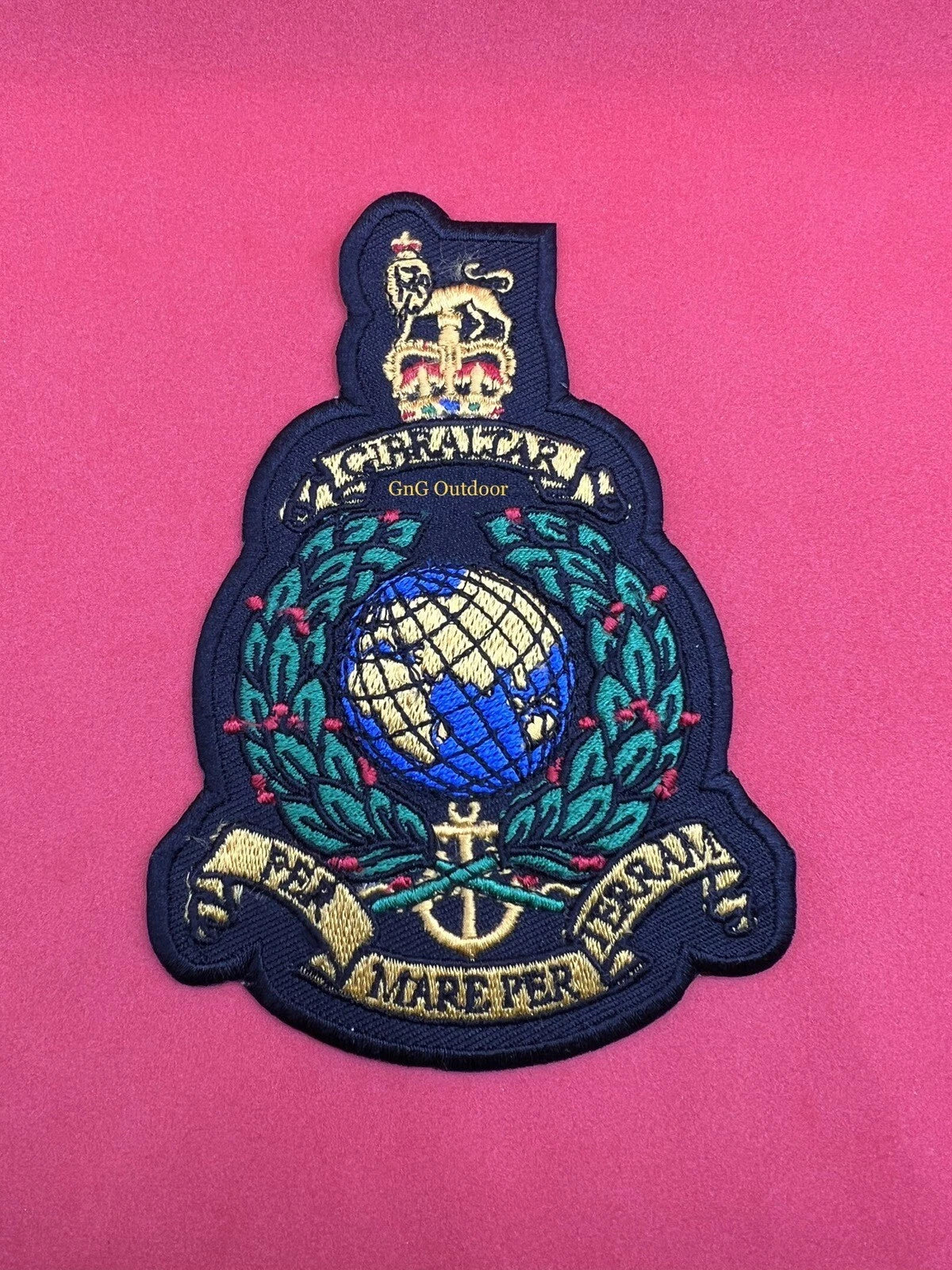 The Corps of Royal Marines Embroidered Patch Royal Marines Iron Sew Biker Patch