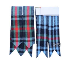 Men's Scottish Bell of Border Tartan Kilt Flashes
