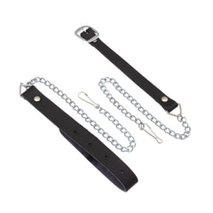 Men's Scottish Gun Ancient Tartan plate Leather Sporran With Chain Strap