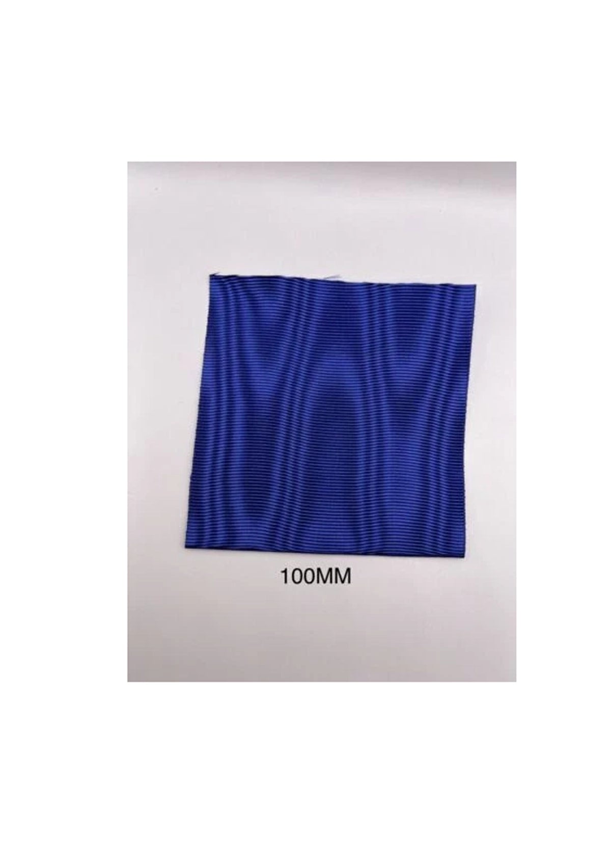 Masonic Regalia Apron Ribbon Royal Blue Moire Effect Royal Blue Sold Per Meter
