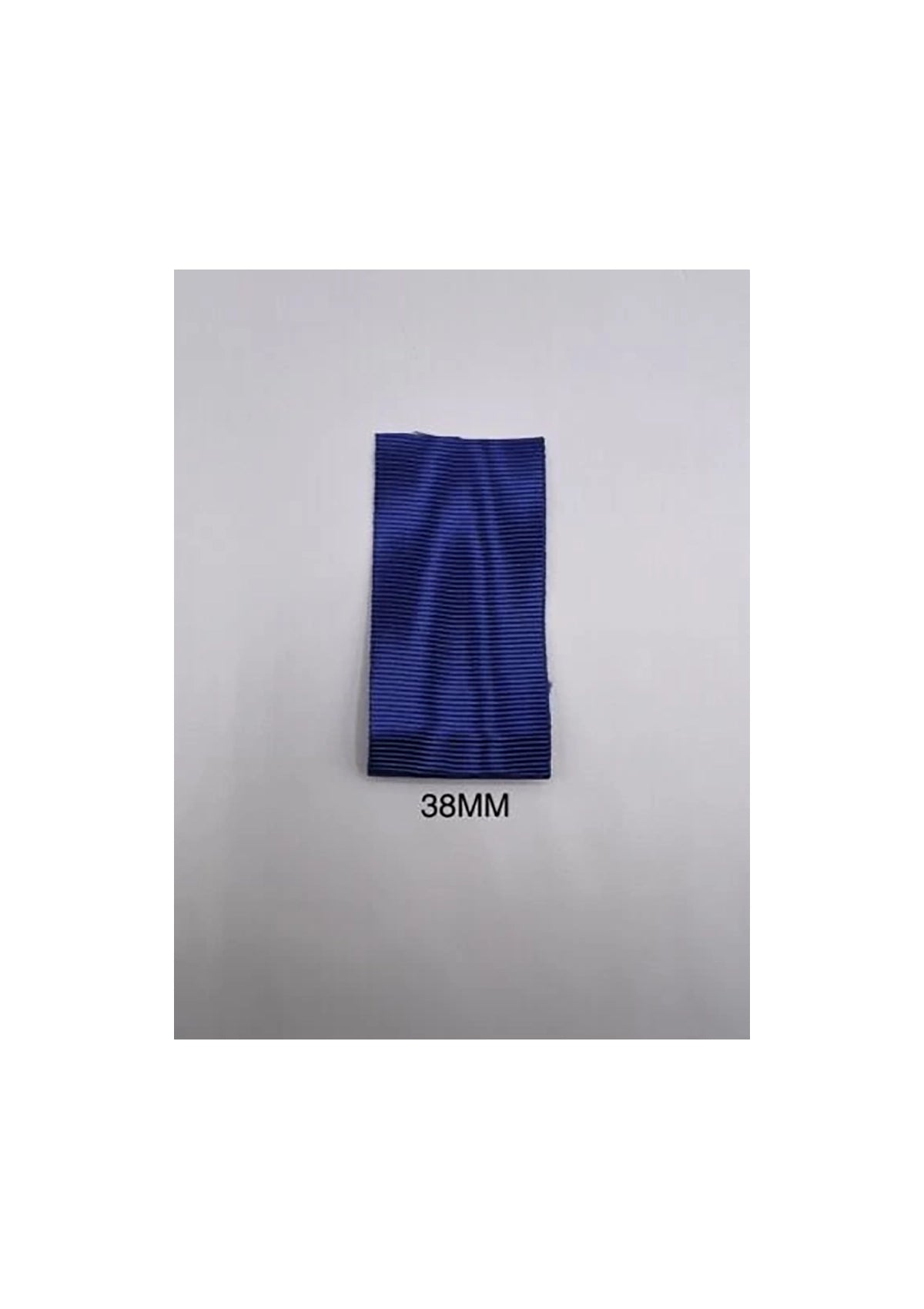 Masonic Regalia Apron Ribbon Royal Blue Moire Effect Royal Blue Sold Per Meter