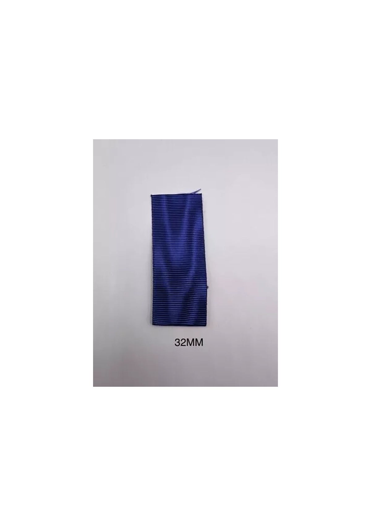 Masonic Regalia Apron Ribbon Royal Blue Moire Effect Royal Blue Sold Per Meter